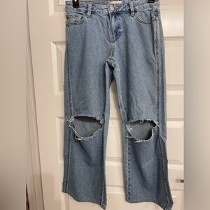 PacSun Light Blue Distressed Boyfriend Jeans